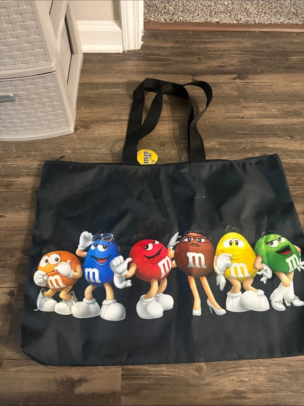 M&MS black tote